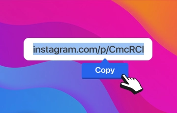Copy Instagram URL step